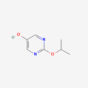 molecular formula C7H10N2O2 B569378 2-Isopropoxypyrimidin-5-OL CAS No. 1355066-80-6