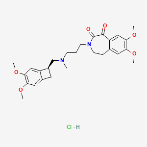 molecular formula C27H35ClN2O6 B569386 2-Oxo-Ivabradine hydrochloride CAS No. 1616710-50-9