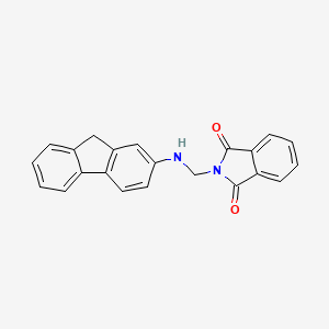 molecular formula C22H16N2O2 B5693915 2-[(9H-fluoren-2-ylamino)methyl]isoindole-1,3-dione 