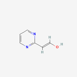 molecular formula C6H6N2O B569393 (2E)-2(1H)-Pyrimidinylideneacetaldehyde CAS No. 119884-60-5