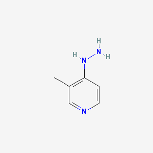molecular formula C6H9N3 B569398 4-羟基-3-甲基吡啶 CAS No. 114913-51-8
