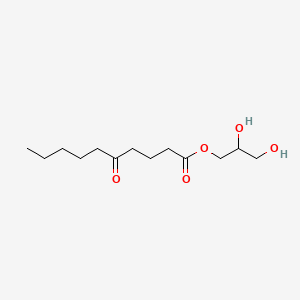 molecular formula C13H24O5 B569399 Glycerin 1-(5-oxodecanoate) CAS No. 116870-10-1