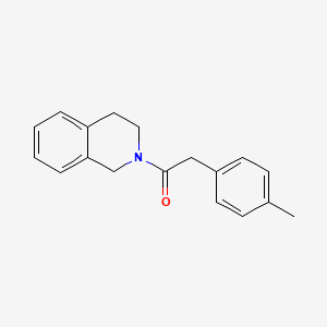 molecular formula C18H19NO B5694015 2-(4-METHYLPHENYL)-1-(1,2,3,4-TETRAHYDROISOQUINOLIN-2-YL)ETHAN-1-ONE 