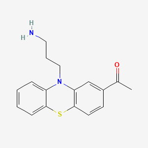 1-[10-(3-Aminopropyl)phenothiazin-2-yl]ethanone