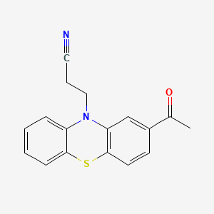 3-(2-Acetylphenothiazin-10-yl)propanenitrile