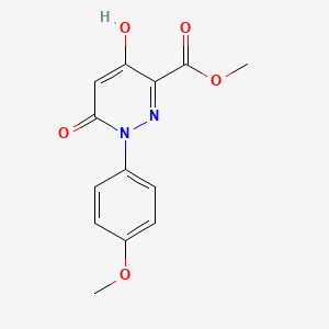 Methyl 4-hydroxy-1-(4-methoxyphenyl)-6-oxo-1,6-dihydropyridazine-3-carboxylate