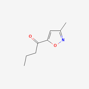 molecular formula C8H11NO2 B569444 1-(3-Methylisoxazol-5-yl)butan-1-one CAS No. 114402-52-7