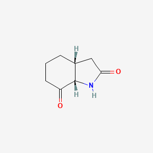 (3AR,7aS)-tetrahydro-1H-indole-2,7(3H,7aH)-dione