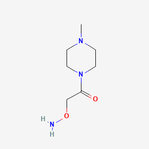 1-[(Aminooxy)acetyl]-4-methylpiperazine