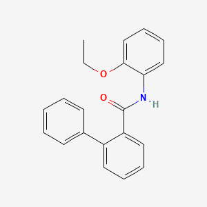 molecular formula C21H19NO2 B5695150 N-(2-ethoxyphenyl)biphenyl-2-carboxamide 