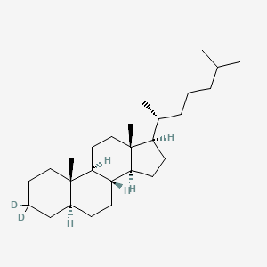 molecular formula C27H48 B569520 5alpha-Cholestane-3,3-d2 CAS No. 122241-86-5