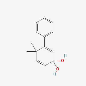 molecular formula C14H16O2 B569521 [1,1-Biphenyl]-3,3-diol,6,6-dimethyl- CAS No. 116668-39-4