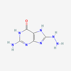 2-Amino-8-hydrazinyl-1H-purin-6(7H)-one