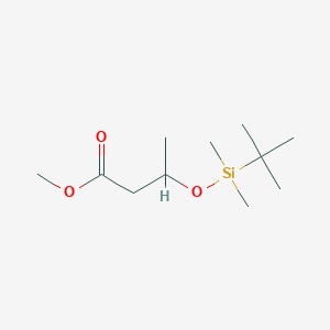 molecular formula C11H24O3Si B056954 Methyl 3-{[tert-butyl(dimethyl)silyl]oxy}butanoate CAS No. 116414-91-6