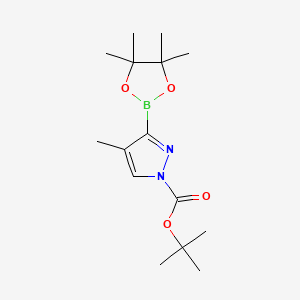 tert-Butyl 4-methyl-3-(4,4,5,5-tetramethyl-1,3,2-dioxaborolan-2-yl)-1H-pyrazole-1-carboxylate