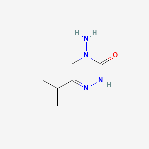 4-Amino-6-propan-2-yl-2,5-dihydro-1,2,4-triazin-3-one