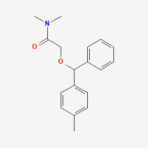 N,N-Dimethyl-2-[phenyl(4-tolyl)methoxy]acetamide