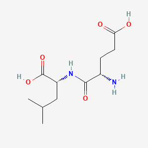 (2R)-2-[[(2S)-2-amino-4-carboxybutanoyl]amino]-4-methylpentanoic acid