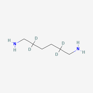 molecular formula C6H16N2 B569564 1,6-Diaminohexane-2,2,5,5-d4 CAS No. 115797-51-8