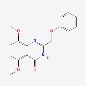 4(1h)-Quinazolinone,5,8-dimethoxy-2-(phenoxymethyl)-