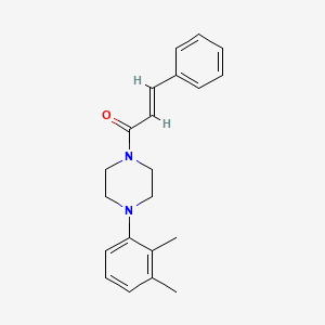 molecular formula C21H24N2O B5695799 (E)-1-[4-(2,3-DIMETHYLPHENYL)PIPERAZINO]-3-PHENYL-2-PROPEN-1-ONE 
