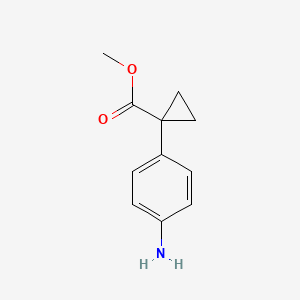 Methyl 1-(4-aminophenyl)cyclopropanecarboxylate