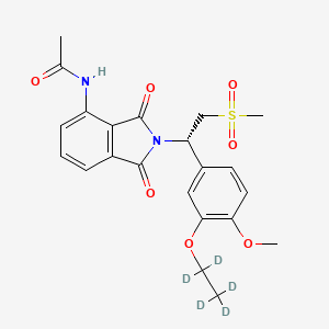 molecular formula C22H24N2O7S B569597 Apremilast-d5 