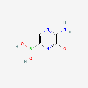 (5-Amino-6-methoxypyrazin-2-yl)boronic acid