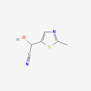 2-Hydroxy-2-(2-methylthiazol-5-yl)acetonitrile