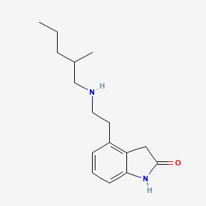 molecular formula C16H24N2O B569611 N-Desbispropyl-N-pentyl-2-methyl Ropinirole CAS No. 249622-60-4