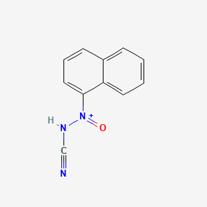 molecular formula C11H8N3O+ B569613 1-(Cyano-NNO-azoxy)naphthalene CAS No. 117505-21-2
