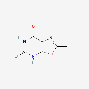 molecular formula C6H5N3O3 B569624 2-Methyloxazolo[5,4-d]pyrimidine-5,7-diol CAS No. 1015697-99-0