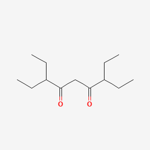 molecular formula C13H24O2 B569633 3,7-Diethylnonane-4,6-dione CAS No. 872802-98-7