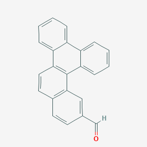 molecular formula C23H14O B569639 Benzo[g]chrysene-9-carbaldehyde CAS No. 159692-75-8