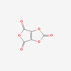 molecular formula C5O6 B569644 FURO[3,4-D][1,3]DIOXOLE-2,4,6-TRIONE CAS No. 122083-08-3