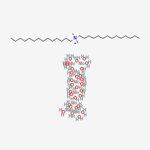 1-Tetradecanaminium, N,N-dimethyl-N-tetradecyl-, hexa-mu-oxotetra-mu3-oxodi-mu5-oxotetradecaoxooctamolybdate(4-) (4:1)