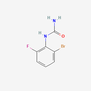 molecular formula C7H6BrFN2O B569665 N-(2-Bromo-6-fluorophenyl)urea CAS No. 1503129-12-1