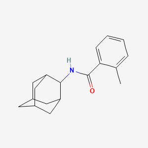 molecular formula C18H23NO B5696652 N-(2-adamantyl)-2-methylbenzamide 