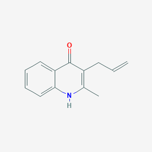 molecular formula C13H13NO B5696729 3-Allyl-2-methylquinolin-4(1H)-one CAS No. 1207-74-5