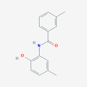 molecular formula C15H15NO2 B5696858 N-(2-hydroxy-5-methylphenyl)-3-methylbenzamide 