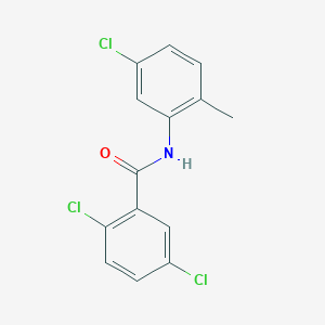 molecular formula C14H10Cl3NO B5696881 2,5-dichloro-N-(5-chloro-2-methylphenyl)benzamide 