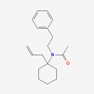 molecular formula C19H27NO B5696882 N-(2-phenylethyl)-N-(1-prop-2-enylcyclohexyl)acetamide 