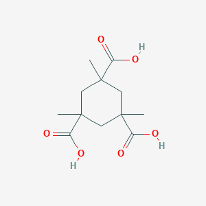molecular formula C12H18O6 B056969 cis,cis-1,3,5-Trimethylcyclohexane-1,3,5-tricarboxylic acid CAS No. 118514-35-5