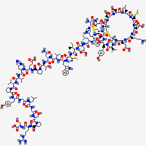 molecular formula C189H282N48O56S5 B569692 Big endothelin CAS No. 122462-75-3