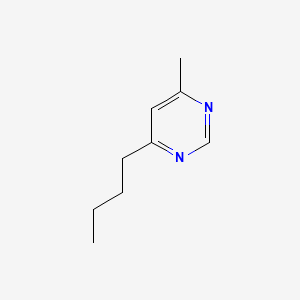molecular formula C9H14N2 B569696 4-Butyl-6-methylpyrimidine CAS No. 114425-76-2