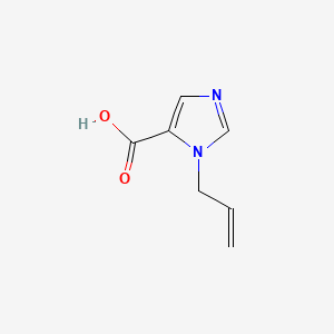 molecular formula C7H8N2O2 B569699 1-(Prop-2-en-1-yl)-1H-imidazole-5-carboxylic acid CAS No. 112192-74-2