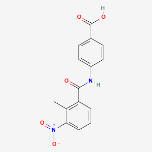 4-[(2-methyl-3-nitrobenzoyl)amino]benzoic acid
