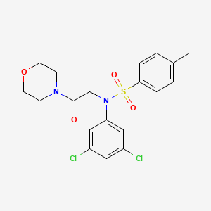 N-(3,5-dichlorophenyl)-4-methyl-N-[2-(4-morpholinyl)-2-oxoethyl]benzenesulfonamide