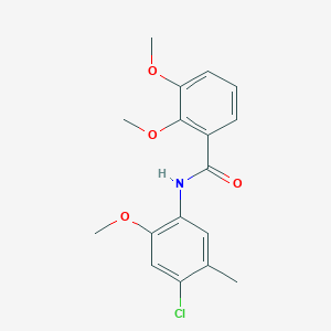 N-(4-chloro-2-methoxy-5-methylphenyl)-2,3-dimethoxybenzamide