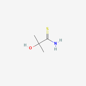 molecular formula C4H9NOS B569731 2-Hydroxy-2-methylpropanethioamide CAS No. 1051463-20-7